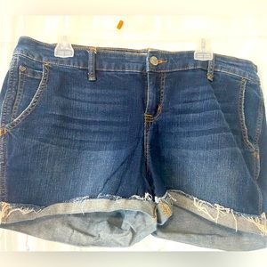 Torrid Jean shorts Sz 16. Like new